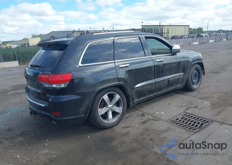 2015 Jeep Grand Cherokee Overland z USA, uszkodzony, nr VIN 1C4RJFCG2FC726837